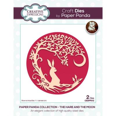 Creative Expressions Paper Panda Circle Craft Dies - The Hare And The Moon
